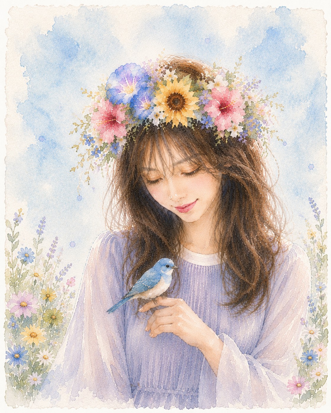 ᨒ⋆*ゅぅ‪🎐🎆🐦
