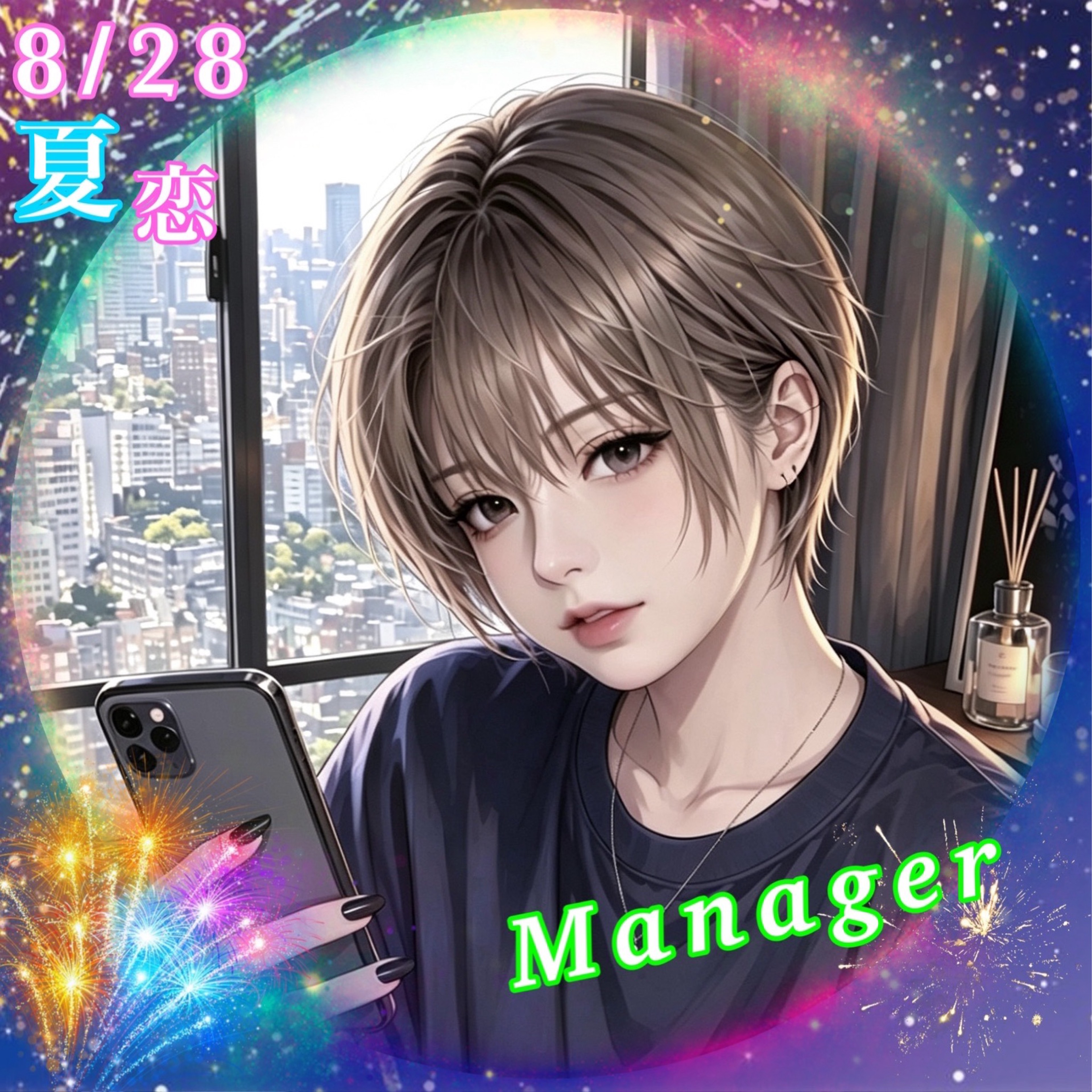 藍 晴 .@28日夏恋!🧡