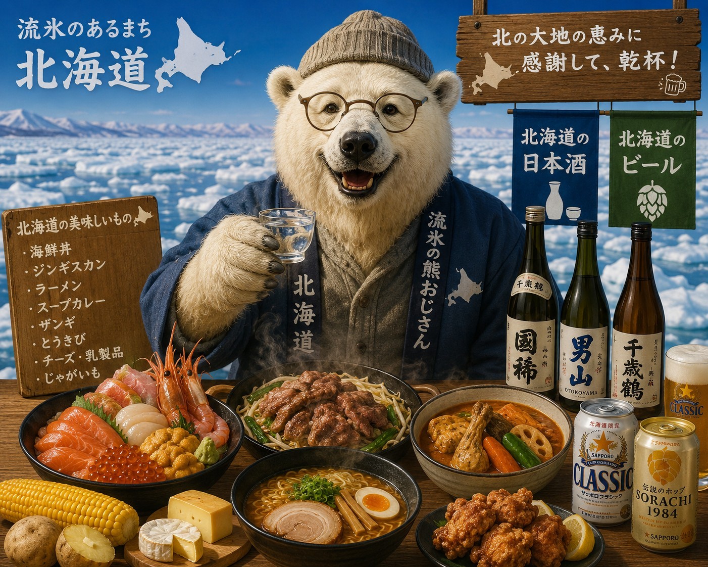 🧊🐻流氷の熊(りゅうひょうのくま)
