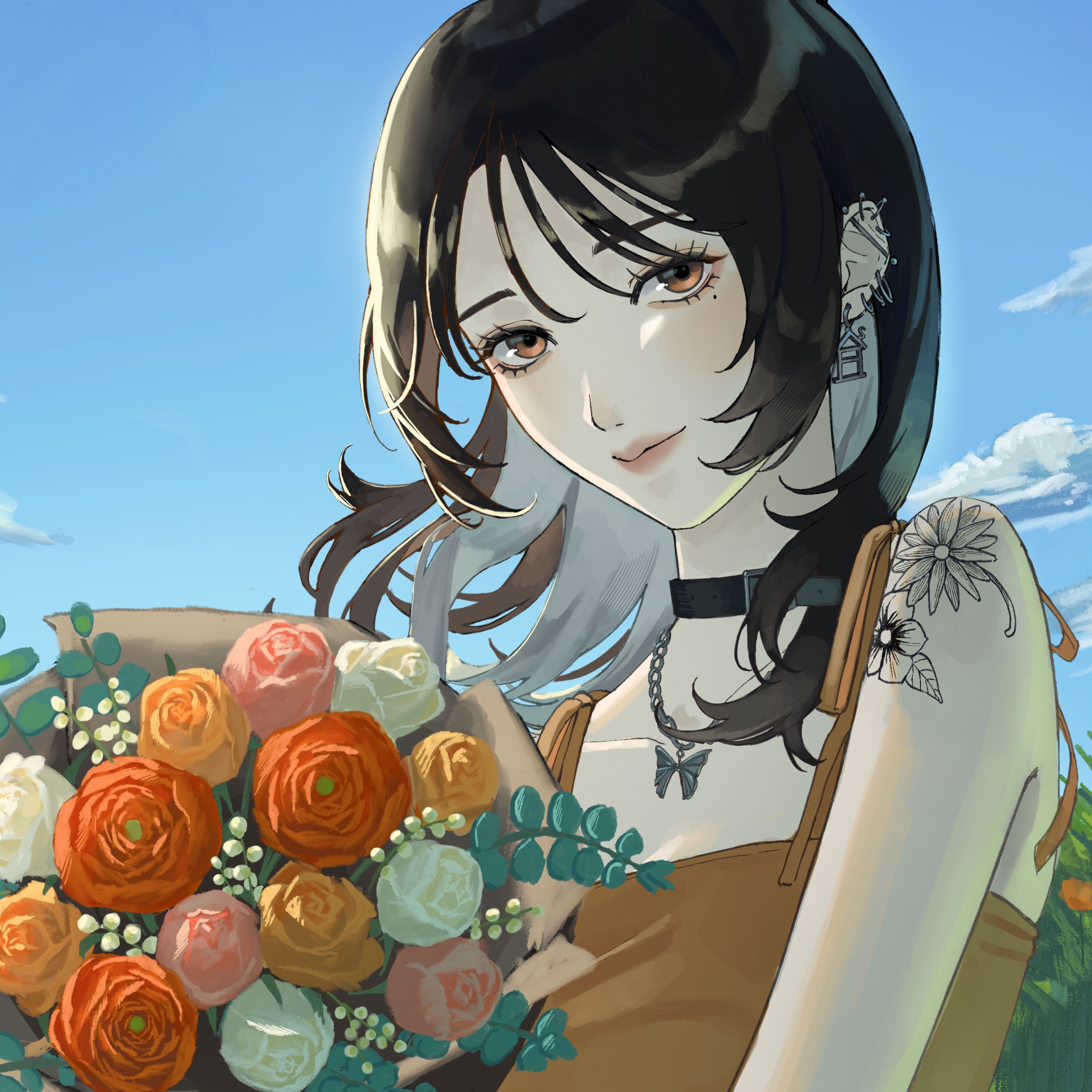 棲.