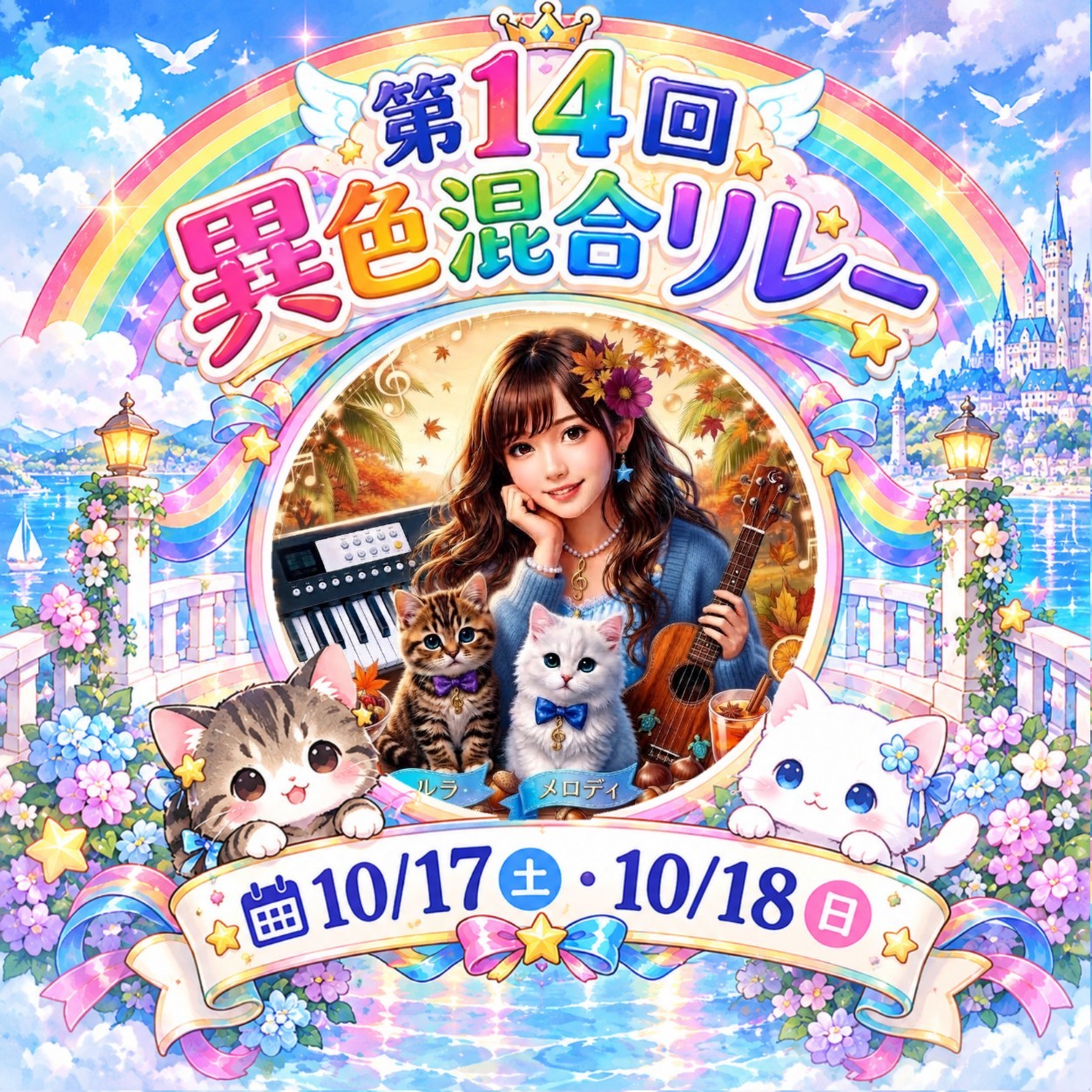 ⚝⋆𓏲𓎨 ฅ白海心音ꕥここたん