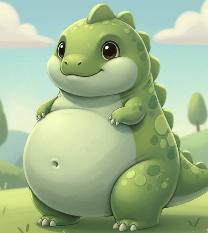 ポニョザウルス(マン)🦖🗽🧸‪🤎