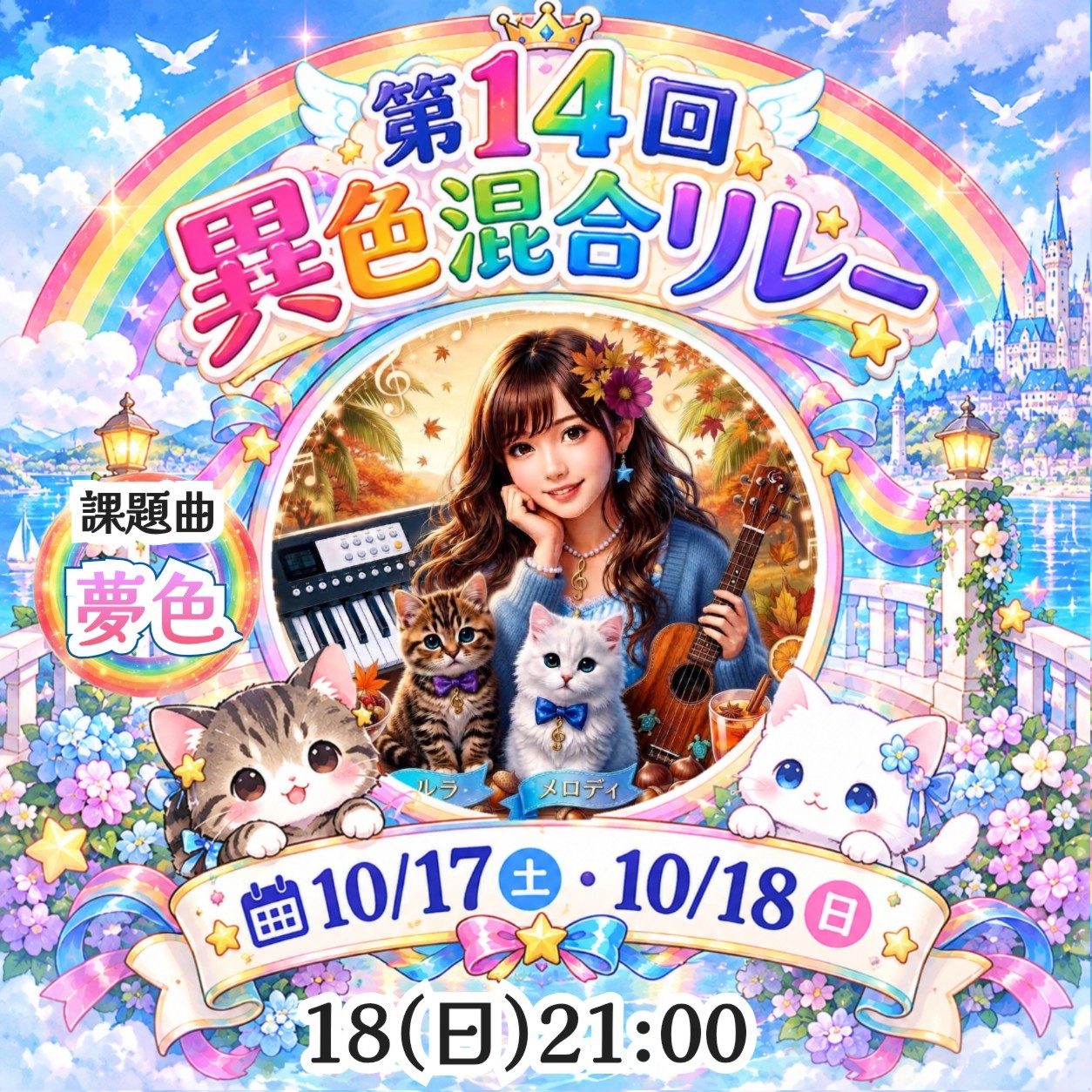 ⚝⋆𓏲𓎨 ฅ白海心音ここたん