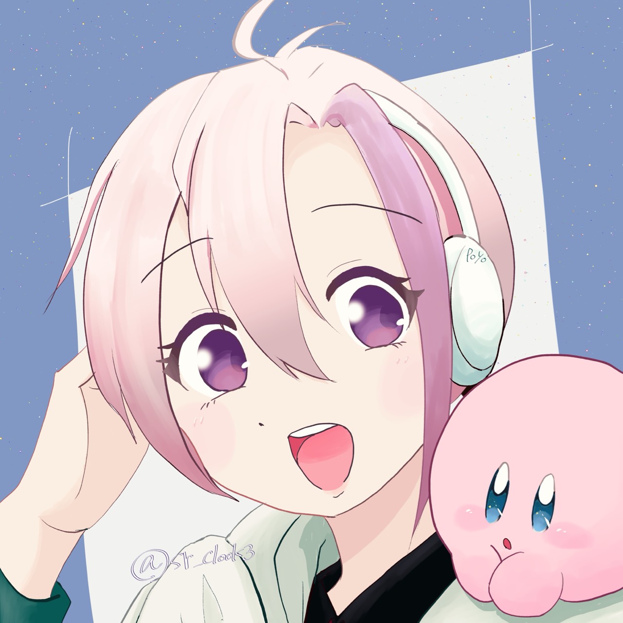 ポヨ(ﾉ)・ω・(ヾ)