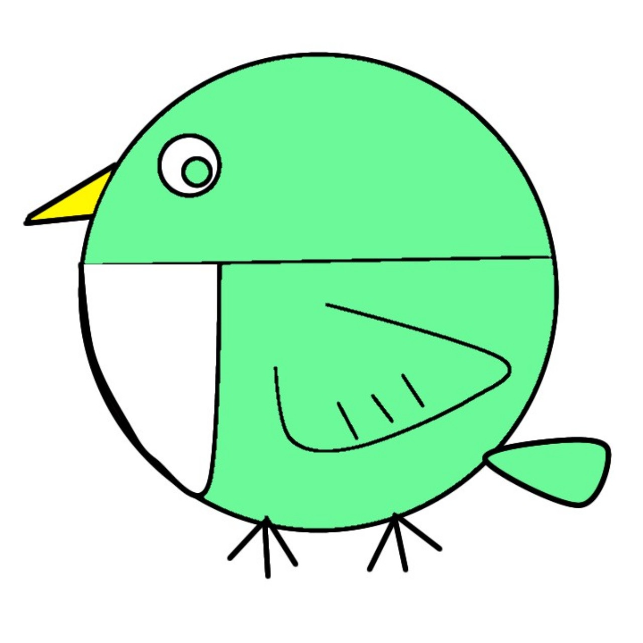 ライトグリーン鳥類