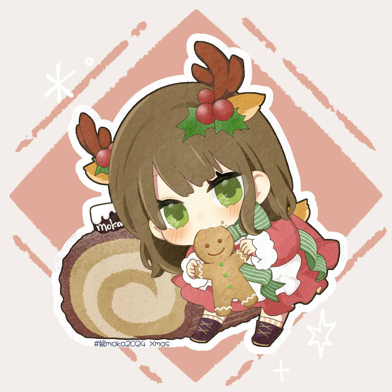 ☕︎*ﾟmoka　🦀☼*.｡🔹