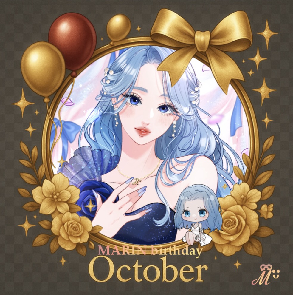 ℳྀིᵕ̈麻凛-ﾏﾘﾝ-🎂10/7本日の