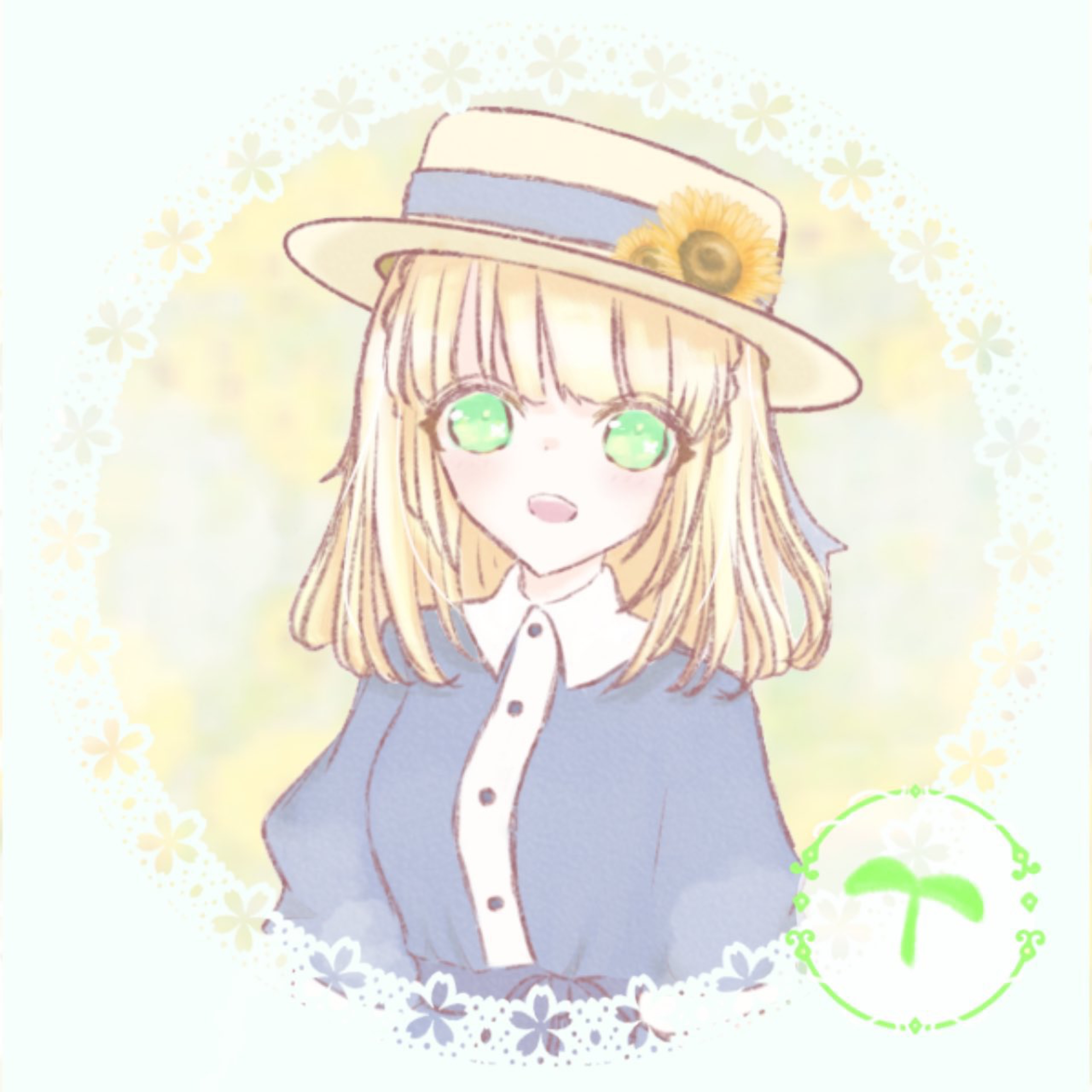 ⁎*̣̩✺ひまわりの芽