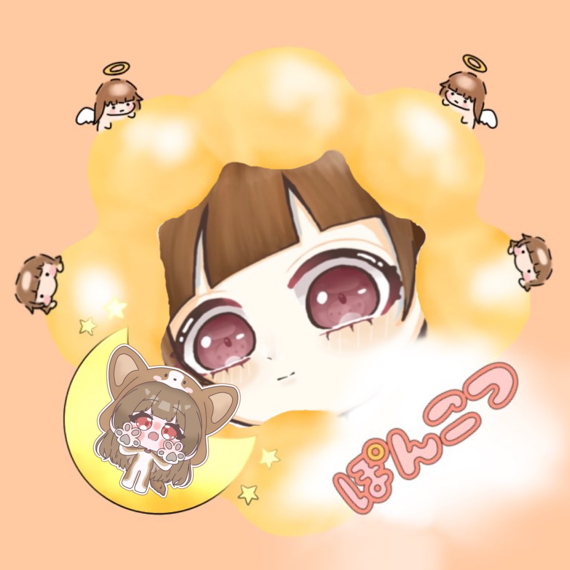 ☽.*·̩͙つき＠(つ🕶)ﾎﾟｩこすん