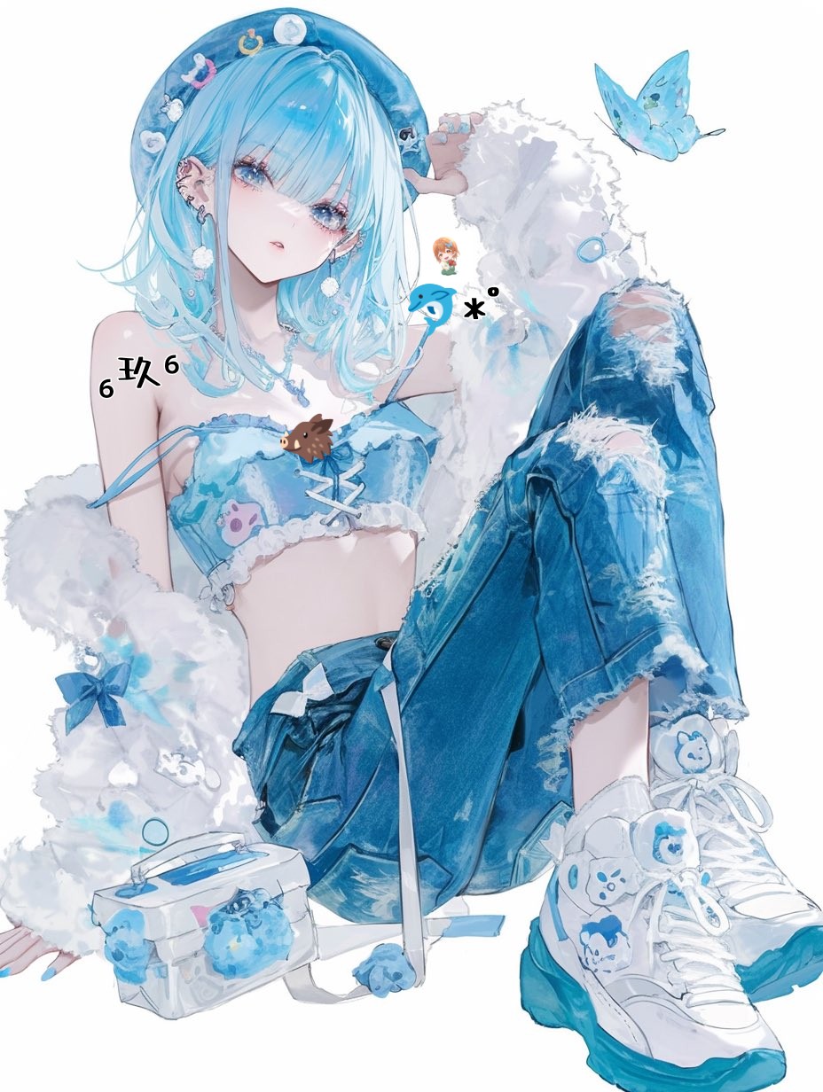あお ₆玖⁶