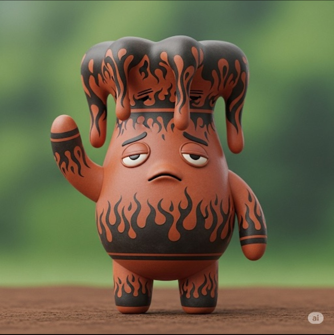 割れた瞬間の土器(🍵なりなり)♻️🍀