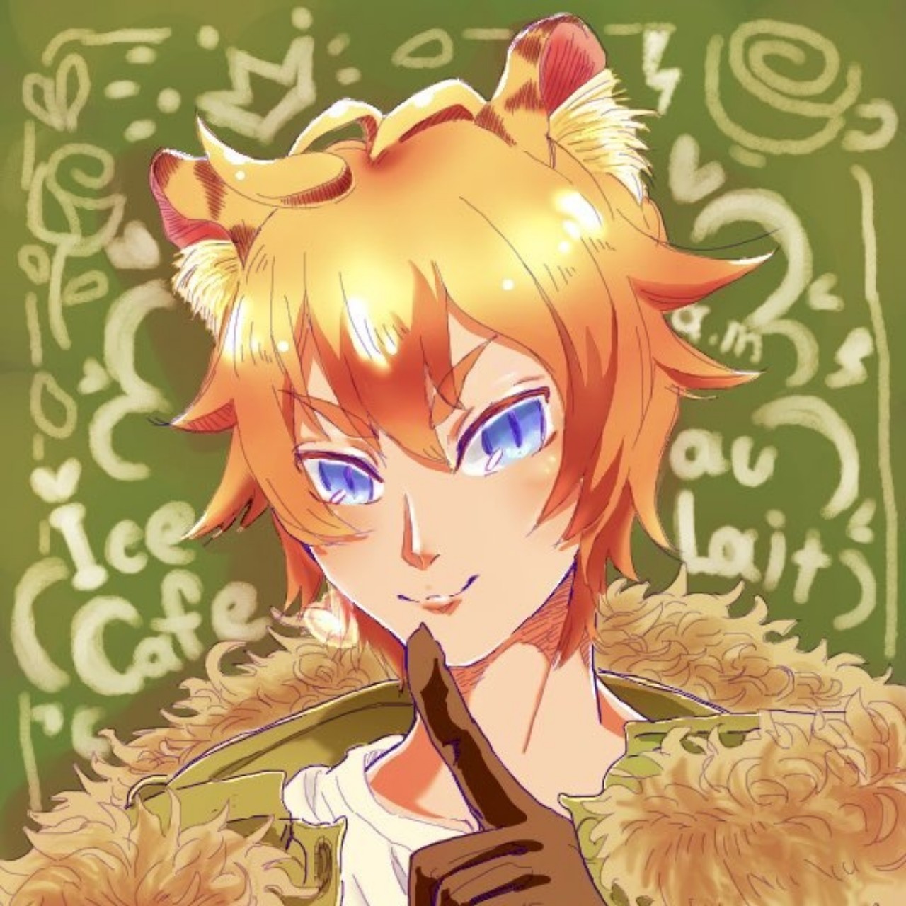 🐯𖠚𓈒𓏸藍朱カフェオレ