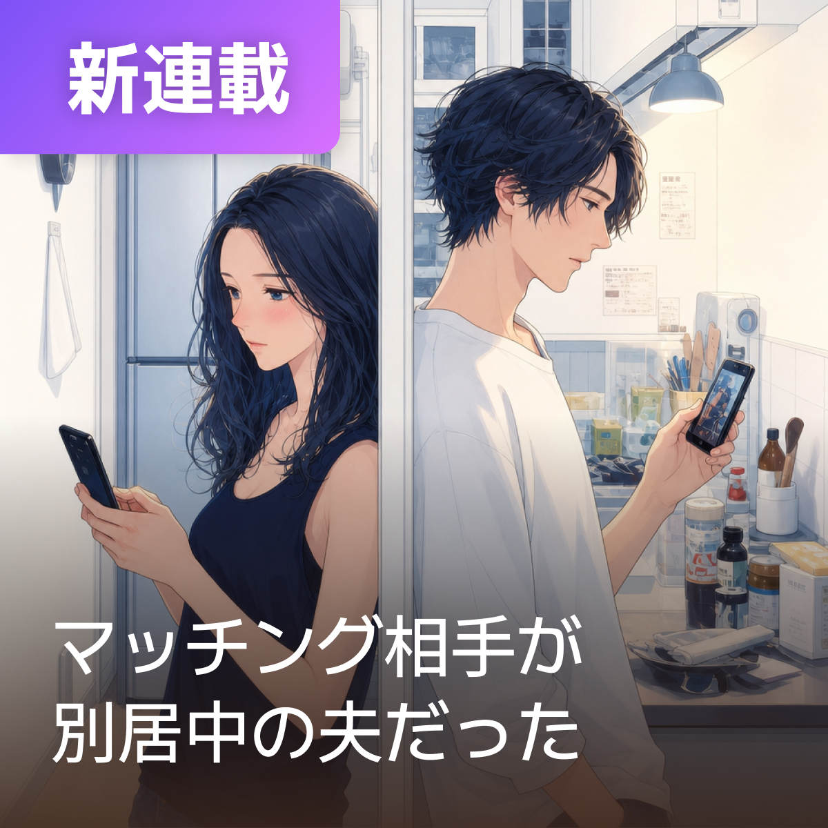 マッチング相手が別居中の夫だった